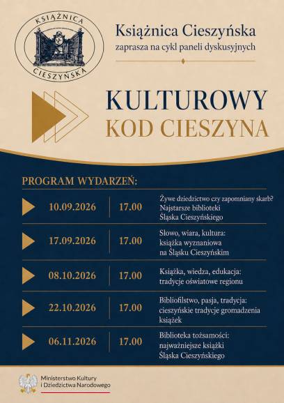 Kulturowy Kod Cieszyna - Biblioteka tożsamości: najważniejsze książki Śląska Cieszyńskiego